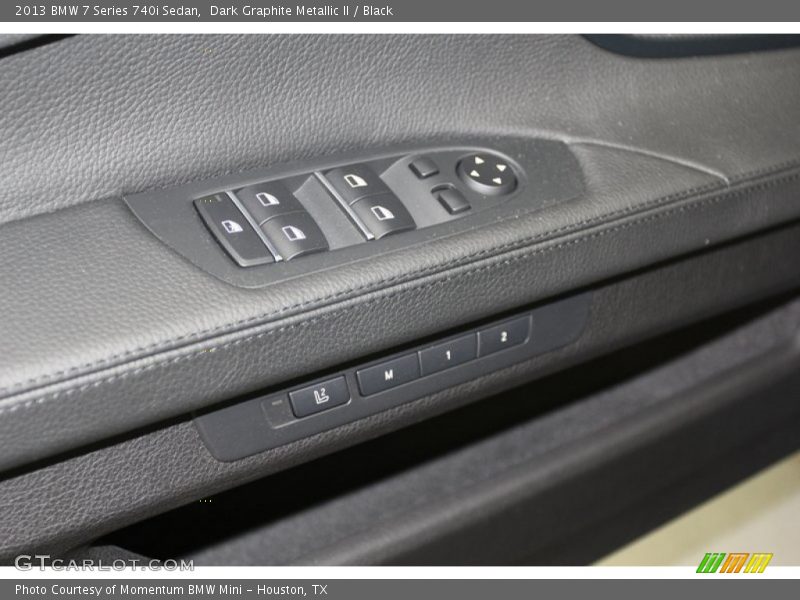 Dark Graphite Metallic II / Black 2013 BMW 7 Series 740i Sedan