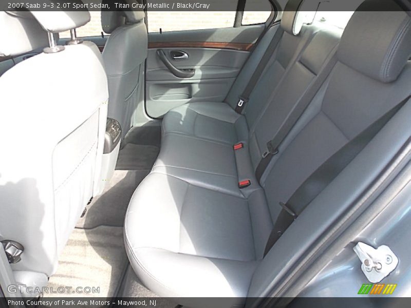 Titan Gray Metallic / Black/Gray 2007 Saab 9-3 2.0T Sport Sedan