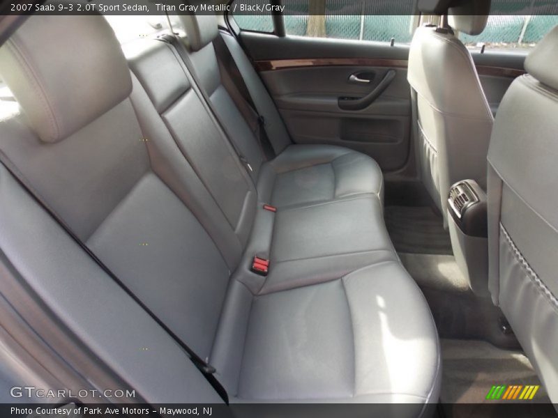 Titan Gray Metallic / Black/Gray 2007 Saab 9-3 2.0T Sport Sedan