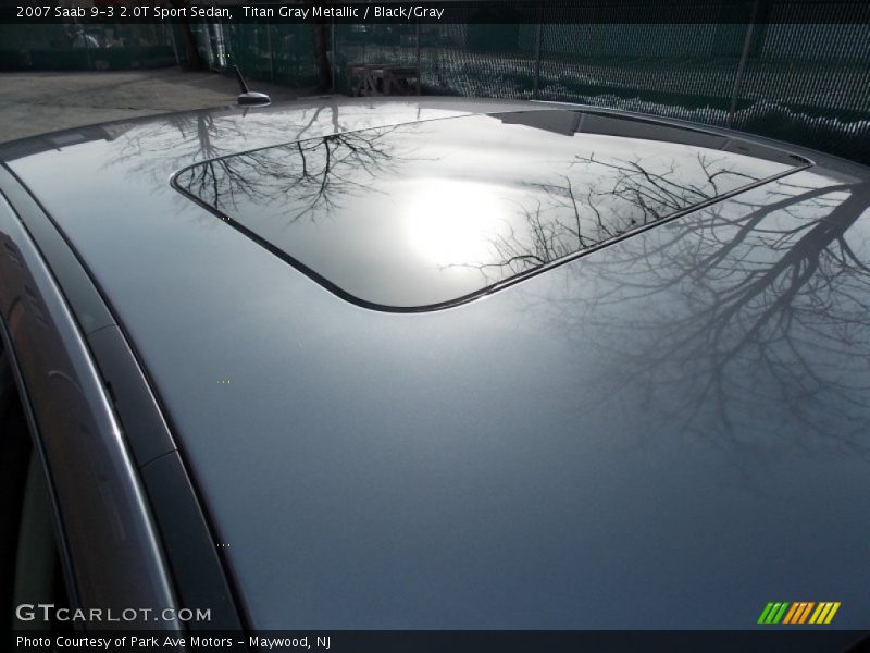 Titan Gray Metallic / Black/Gray 2007 Saab 9-3 2.0T Sport Sedan