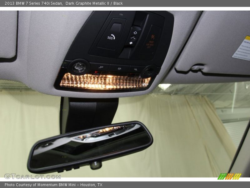 Dark Graphite Metallic II / Black 2013 BMW 7 Series 740i Sedan
