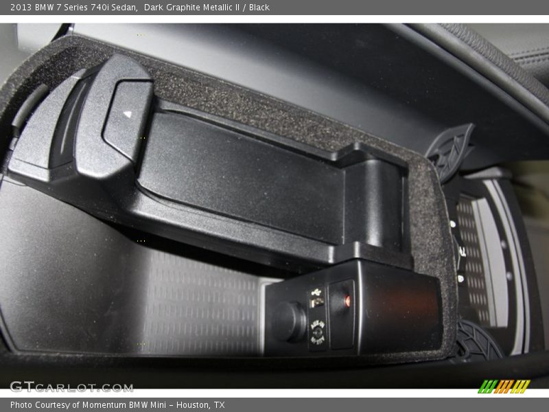 Dark Graphite Metallic II / Black 2013 BMW 7 Series 740i Sedan