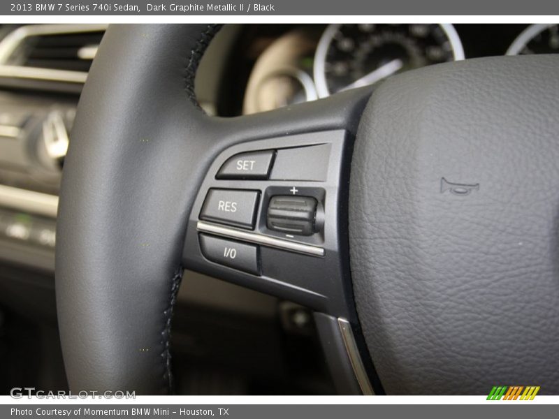 Dark Graphite Metallic II / Black 2013 BMW 7 Series 740i Sedan