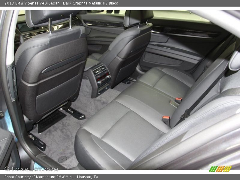 Dark Graphite Metallic II / Black 2013 BMW 7 Series 740i Sedan