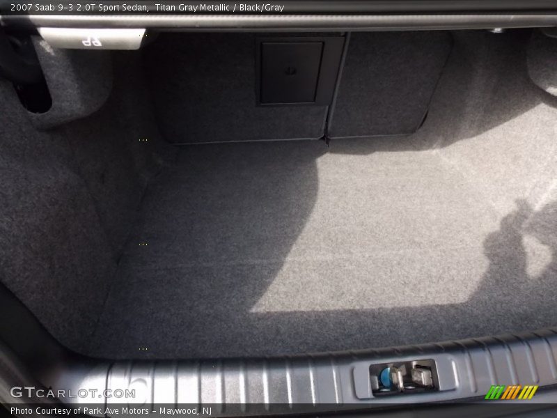 Titan Gray Metallic / Black/Gray 2007 Saab 9-3 2.0T Sport Sedan
