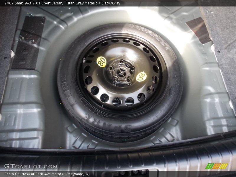 Titan Gray Metallic / Black/Gray 2007 Saab 9-3 2.0T Sport Sedan