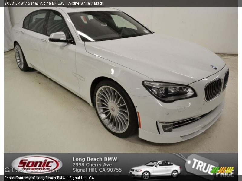 Alpine White / Black 2013 BMW 7 Series Alpina B7 LWB
