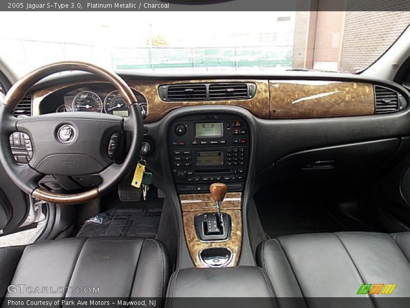 Platinum Metallic / Charcoal 2005 Jaguar S-Type 3.0