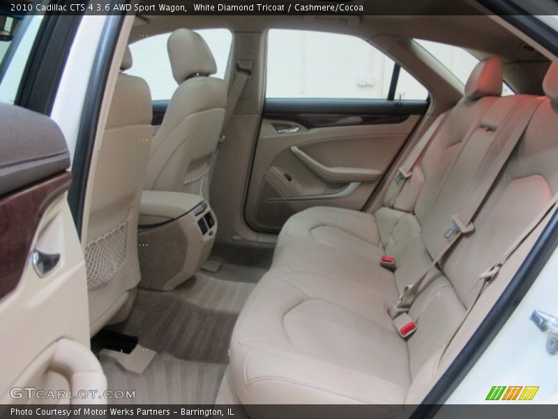 Rear Seat of 2010 CTS 4 3.6 AWD Sport Wagon