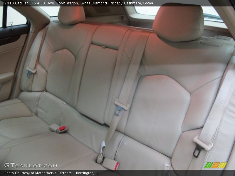 White Diamond Tricoat / Cashmere/Cocoa 2010 Cadillac CTS 4 3.6 AWD Sport Wagon