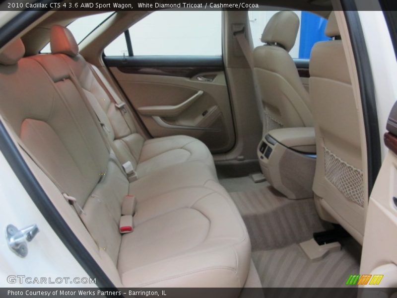 White Diamond Tricoat / Cashmere/Cocoa 2010 Cadillac CTS 4 3.6 AWD Sport Wagon