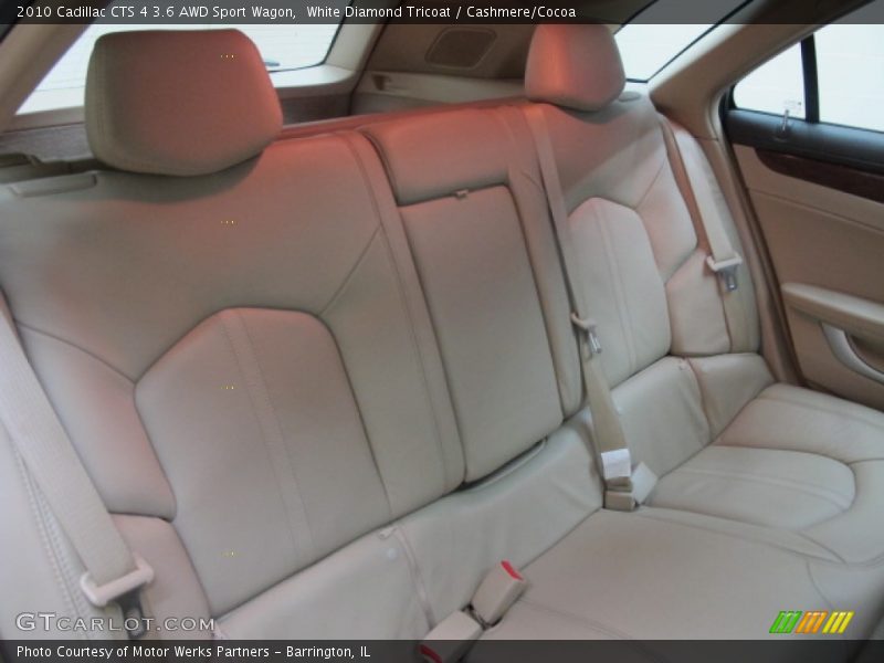 White Diamond Tricoat / Cashmere/Cocoa 2010 Cadillac CTS 4 3.6 AWD Sport Wagon