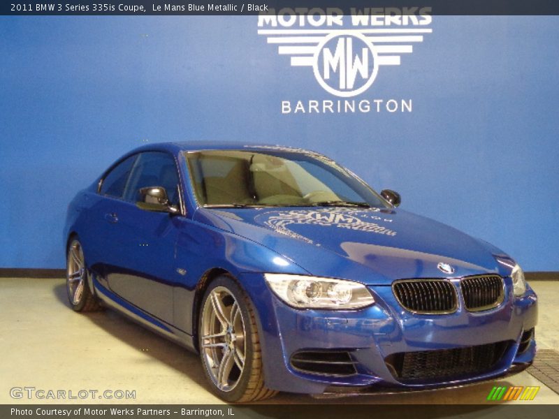 Le Mans Blue Metallic / Black 2011 BMW 3 Series 335is Coupe