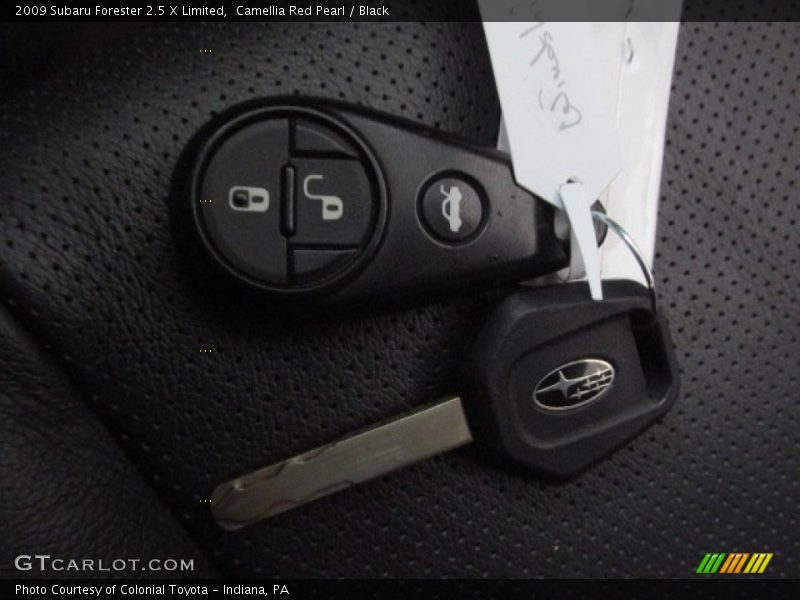 Camellia Red Pearl / Black 2009 Subaru Forester 2.5 X Limited