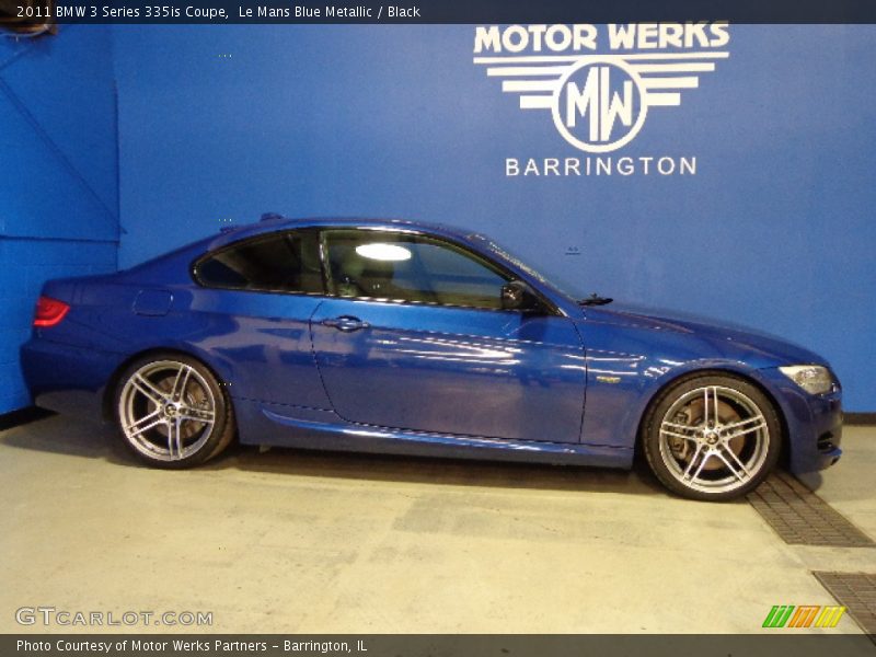 Le Mans Blue Metallic / Black 2011 BMW 3 Series 335is Coupe