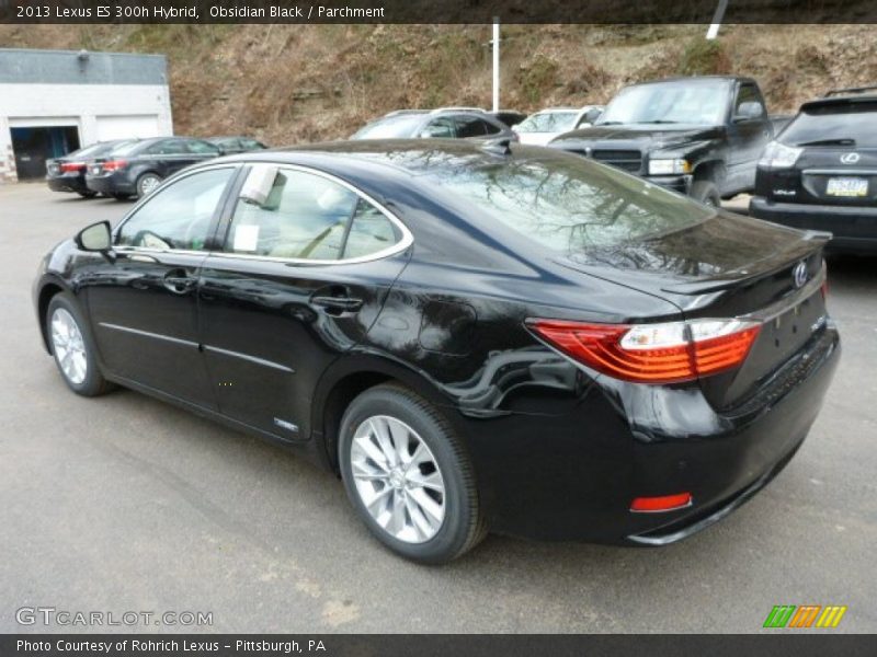 Obsidian Black / Parchment 2013 Lexus ES 300h Hybrid