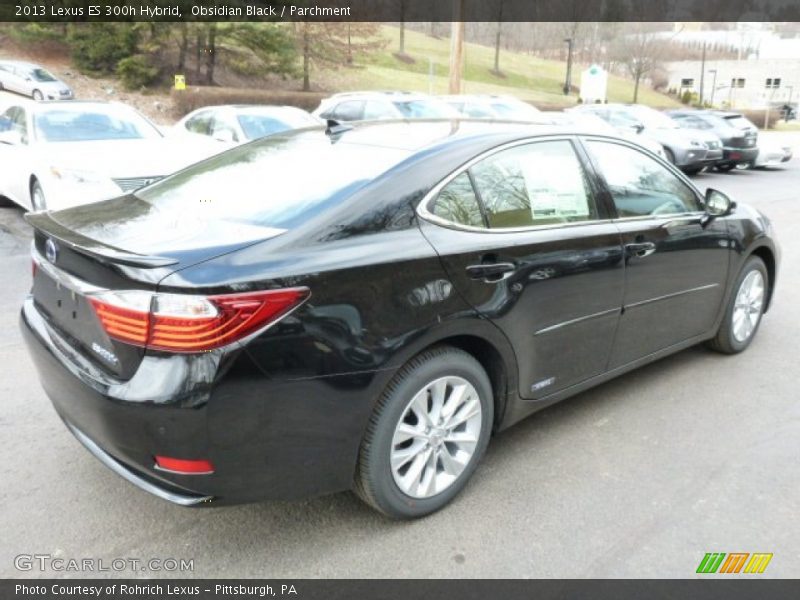 Obsidian Black / Parchment 2013 Lexus ES 300h Hybrid