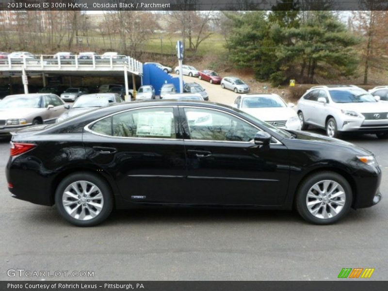 Obsidian Black / Parchment 2013 Lexus ES 300h Hybrid