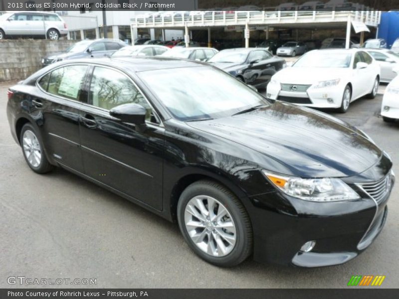 Obsidian Black / Parchment 2013 Lexus ES 300h Hybrid