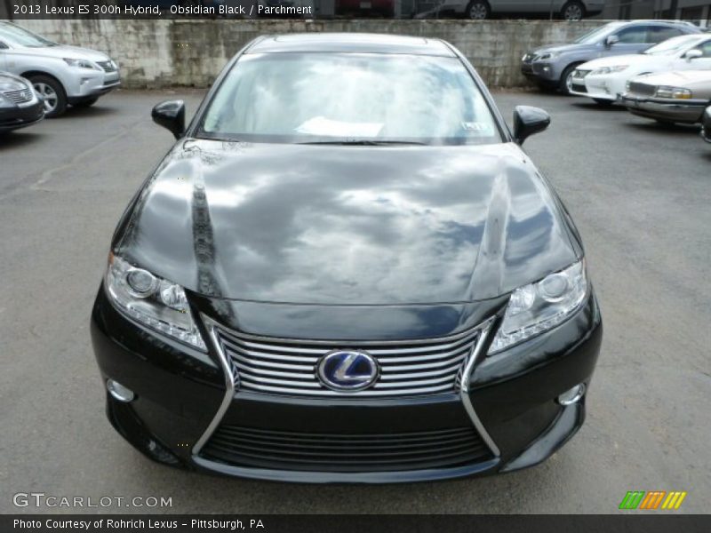 Obsidian Black / Parchment 2013 Lexus ES 300h Hybrid