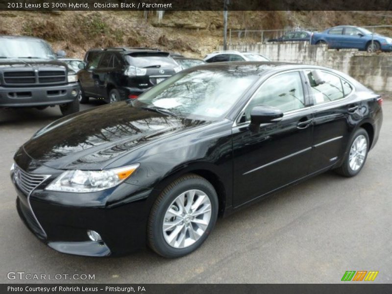 Obsidian Black / Parchment 2013 Lexus ES 300h Hybrid