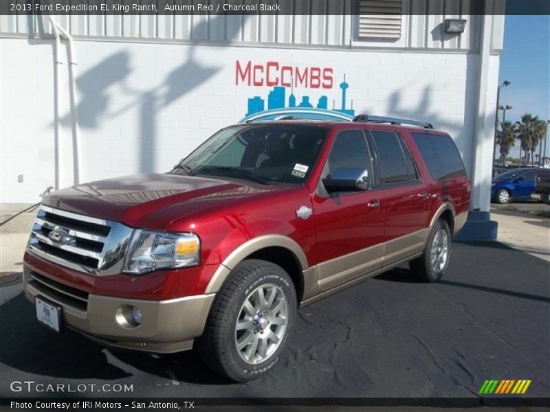 Autumn Red / Charcoal Black 2013 Ford Expedition EL King Ranch
