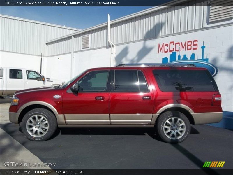Autumn Red / Charcoal Black 2013 Ford Expedition EL King Ranch