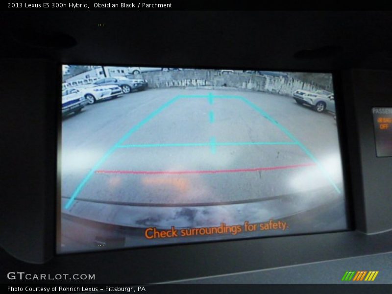 Obsidian Black / Parchment 2013 Lexus ES 300h Hybrid