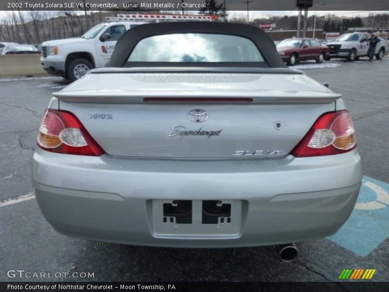 Lunar Mist Metallic / Charcoal 2002 Toyota Solara SLE V6 Convertible