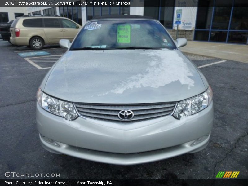 Lunar Mist Metallic / Charcoal 2002 Toyota Solara SLE V6 Convertible