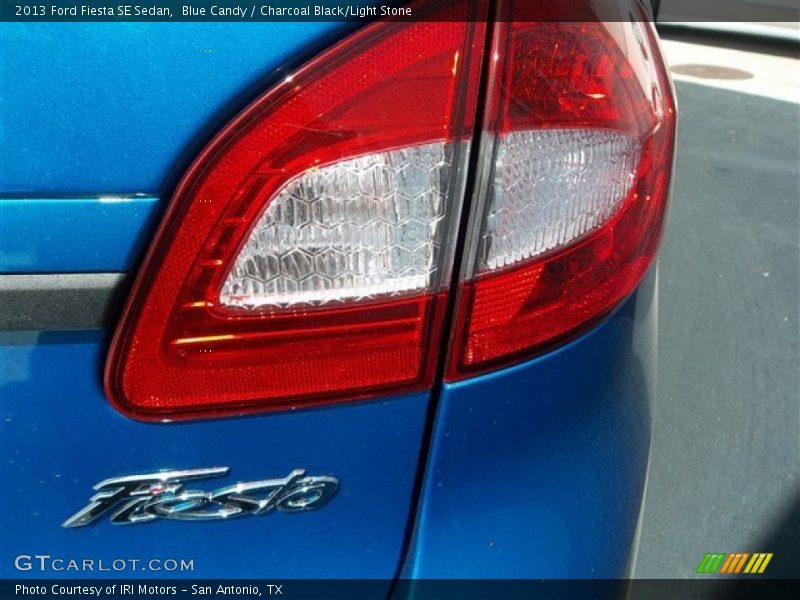 Blue Candy / Charcoal Black/Light Stone 2013 Ford Fiesta SE Sedan