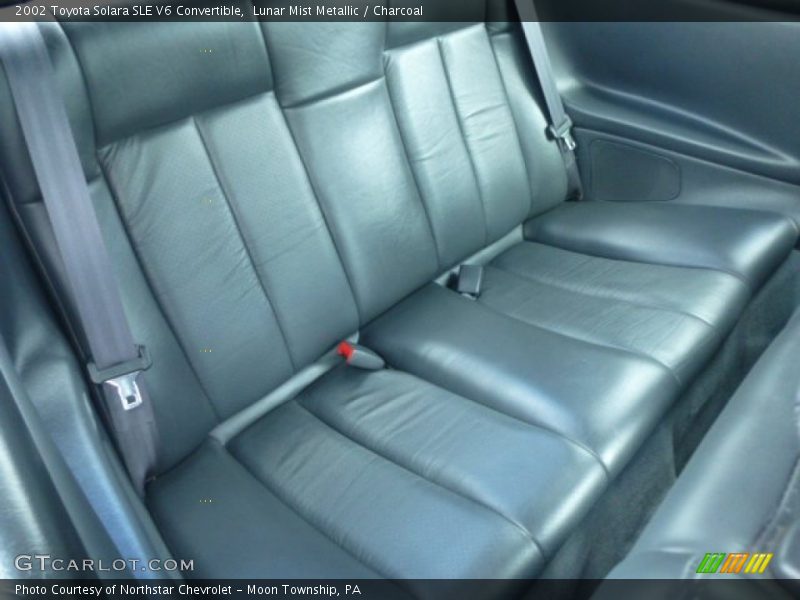 Rear Seat of 2002 Solara SLE V6 Convertible