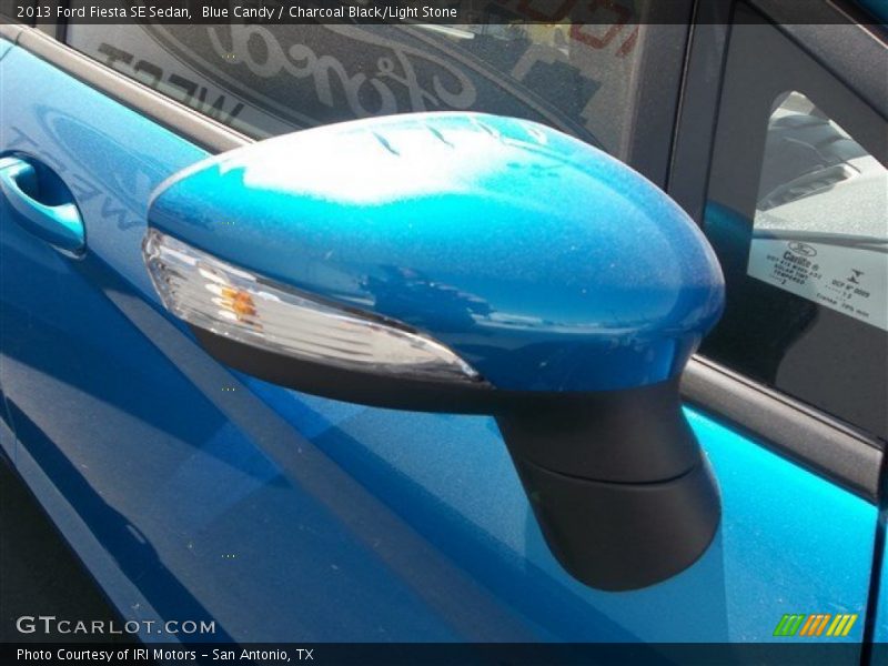 Blue Candy / Charcoal Black/Light Stone 2013 Ford Fiesta SE Sedan