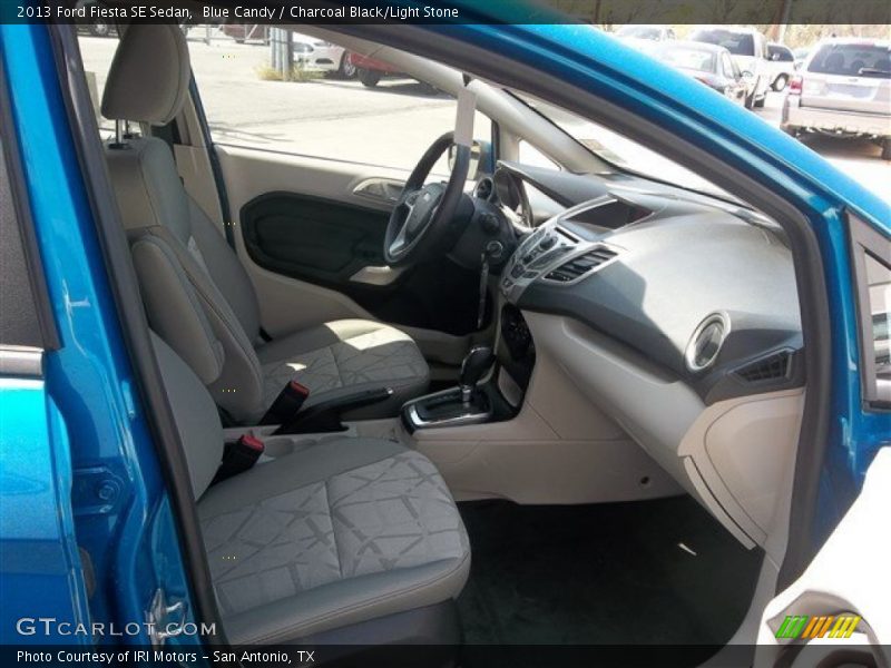 Blue Candy / Charcoal Black/Light Stone 2013 Ford Fiesta SE Sedan