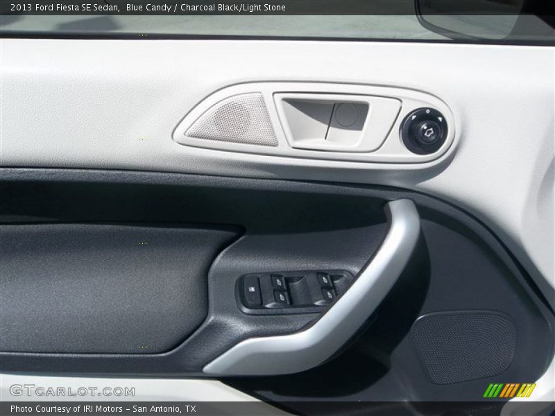 Blue Candy / Charcoal Black/Light Stone 2013 Ford Fiesta SE Sedan