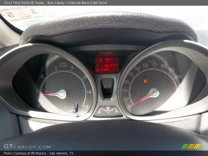 Blue Candy / Charcoal Black/Light Stone 2013 Ford Fiesta SE Sedan