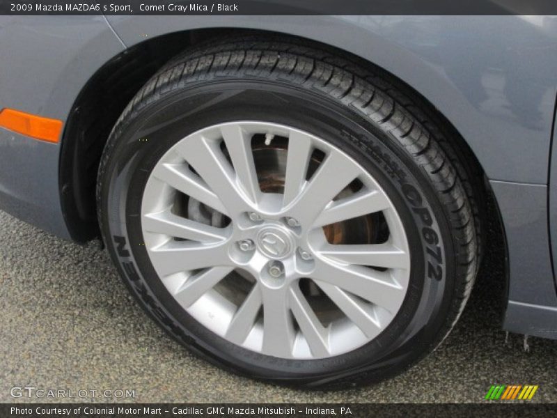 Comet Gray Mica / Black 2009 Mazda MAZDA6 s Sport
