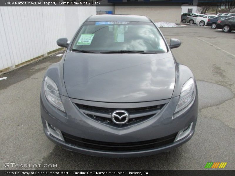 Comet Gray Mica / Black 2009 Mazda MAZDA6 s Sport