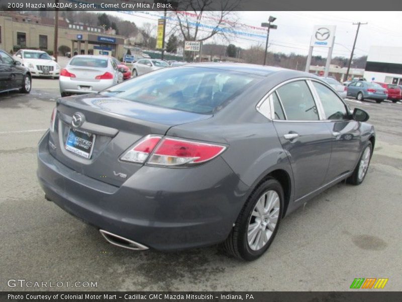Comet Gray Mica / Black 2009 Mazda MAZDA6 s Sport
