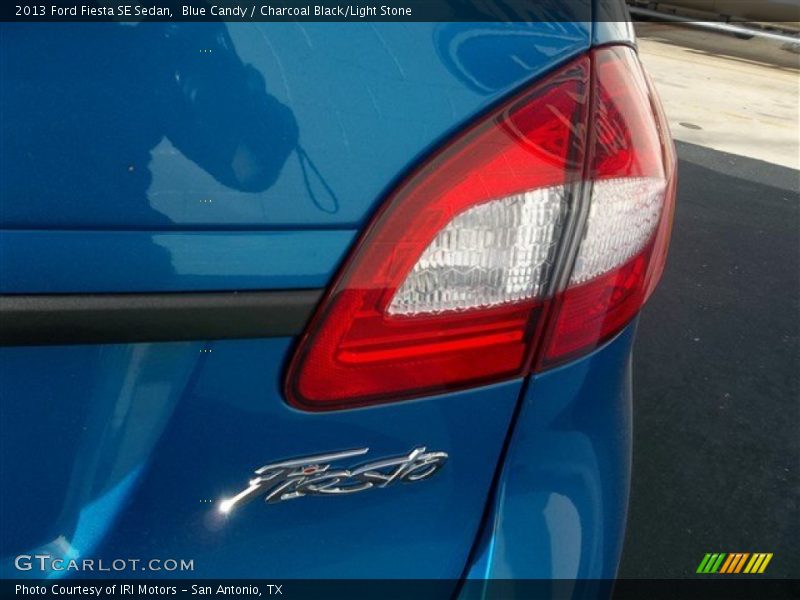 Blue Candy / Charcoal Black/Light Stone 2013 Ford Fiesta SE Sedan