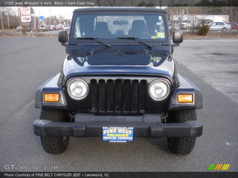Black / Dark Slate Gray 2005 Jeep Wrangler X 4x4