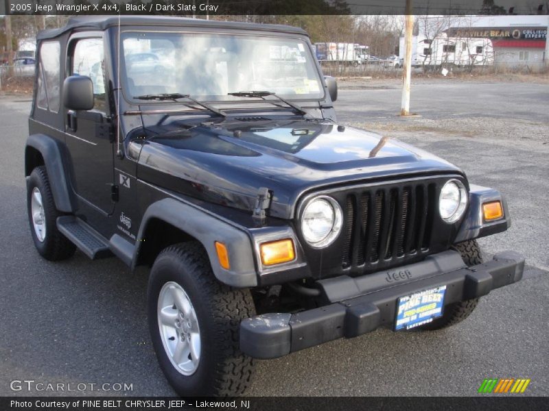 Black / Dark Slate Gray 2005 Jeep Wrangler X 4x4