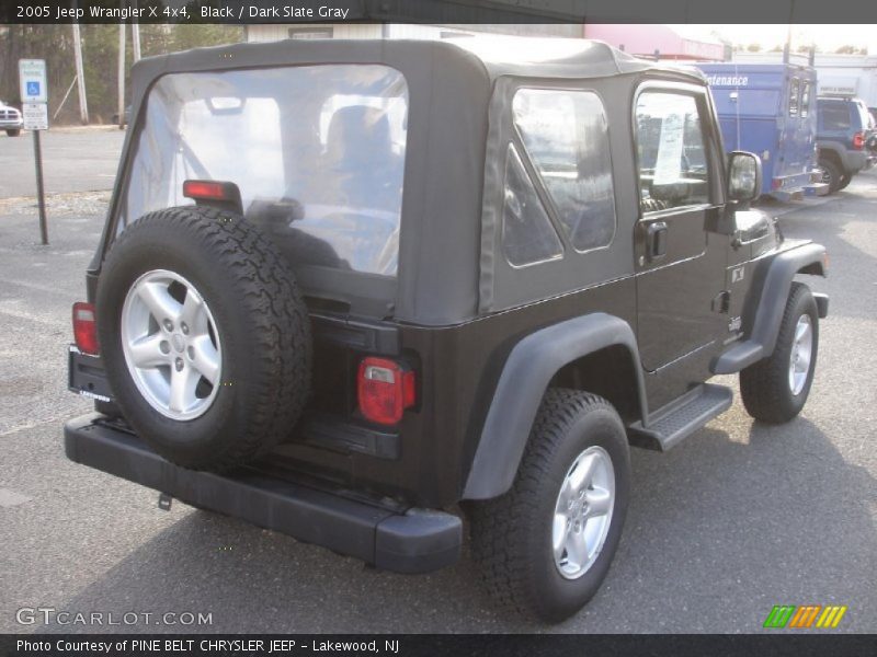 Black / Dark Slate Gray 2005 Jeep Wrangler X 4x4
