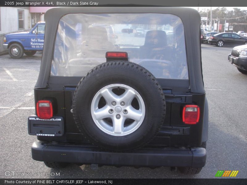 Black / Dark Slate Gray 2005 Jeep Wrangler X 4x4