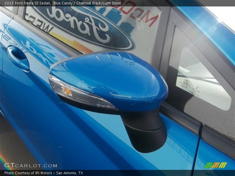 Blue Candy / Charcoal Black/Light Stone 2013 Ford Fiesta SE Sedan