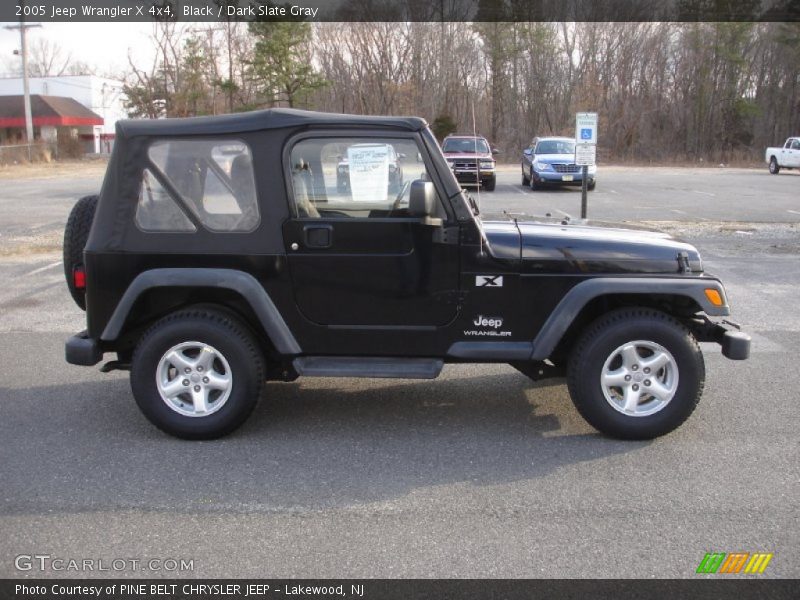 Black / Dark Slate Gray 2005 Jeep Wrangler X 4x4