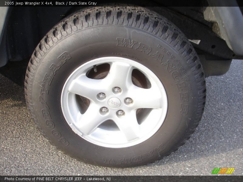 Black / Dark Slate Gray 2005 Jeep Wrangler X 4x4