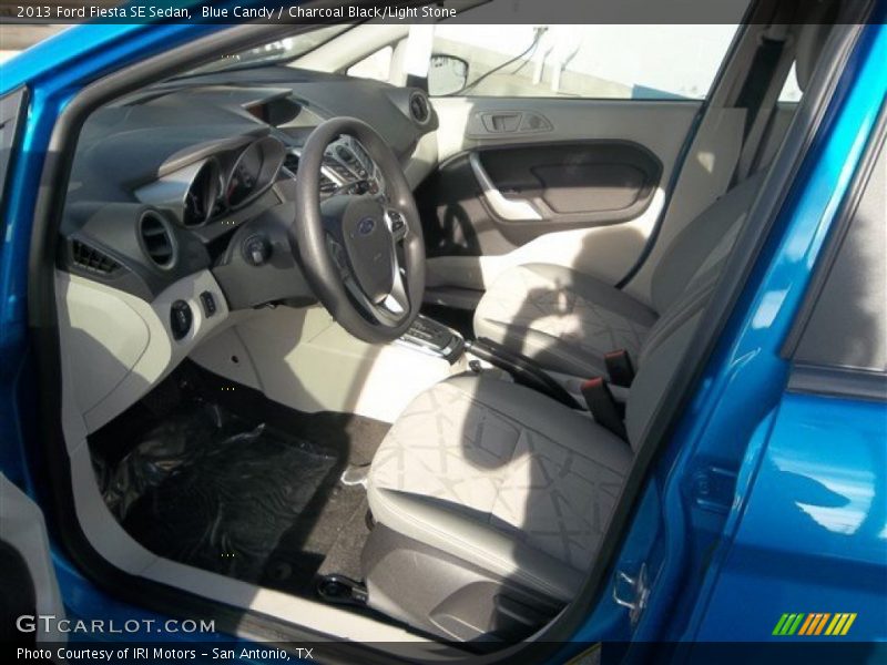 Blue Candy / Charcoal Black/Light Stone 2013 Ford Fiesta SE Sedan