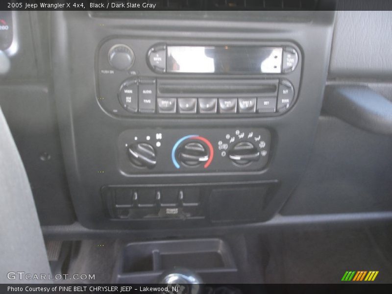 Black / Dark Slate Gray 2005 Jeep Wrangler X 4x4