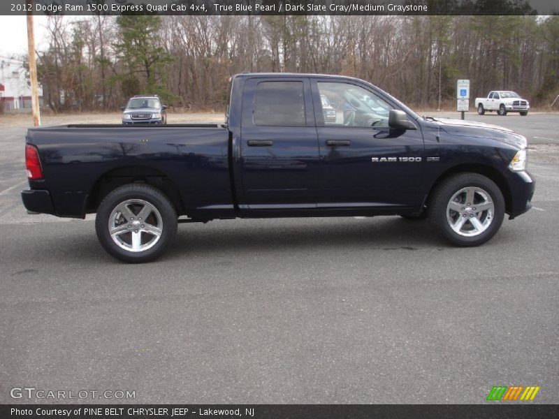  2012 Ram 1500 Express Quad Cab 4x4 True Blue Pearl